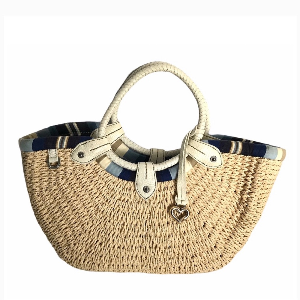 Brighton Straw and Leather Tote (Blake) - RARE